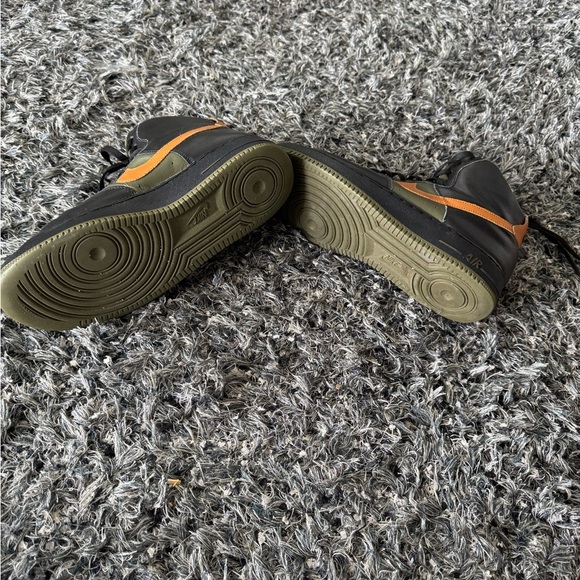 Nike Air Force one men’s high top custom sneakers - Picture 8 of 9